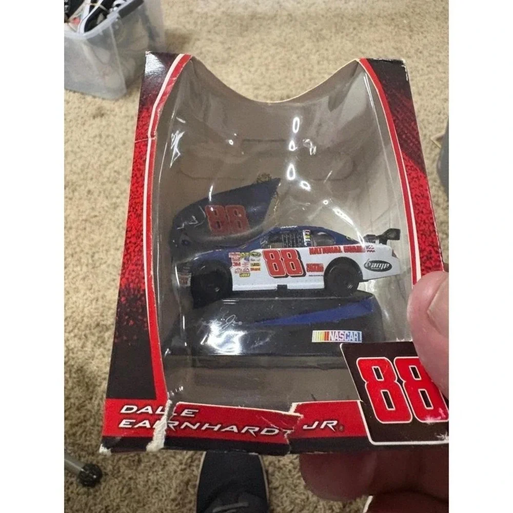 NASCAR Kyle Petty #42 Mello Yello Diecast & Dale Earnhardt Jr #88 Ornament Lot